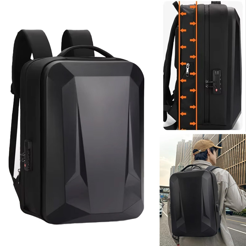 Laptop Backpack Anti Theft - 15.6-16 inch Hardshell Laptop Expandable Backpack