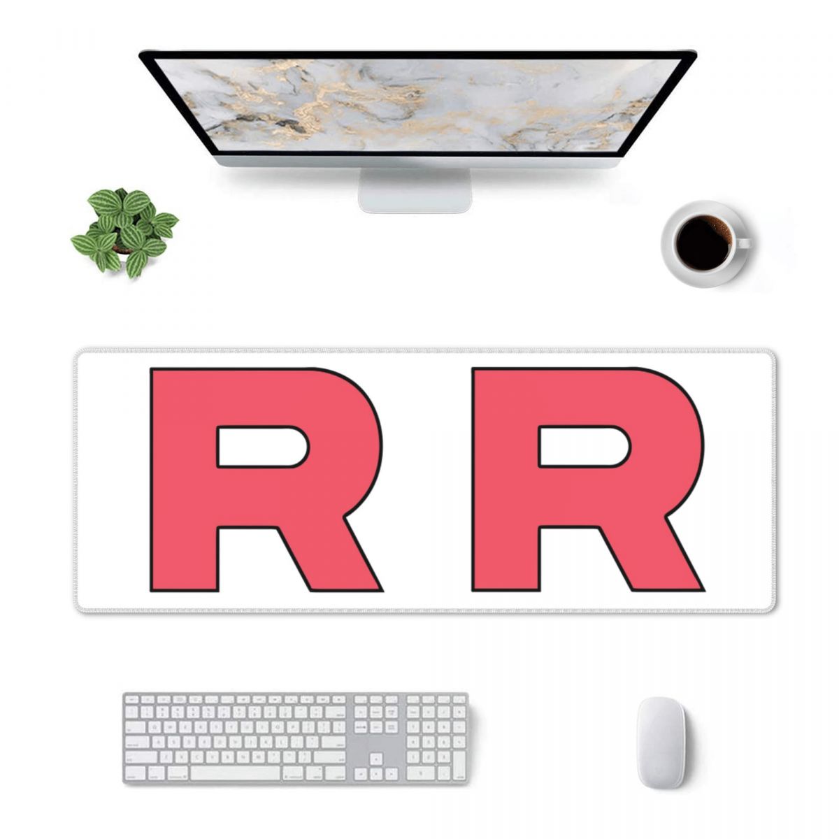 Laptop Accessories Logo - Large Mouse Pad Letter R Team