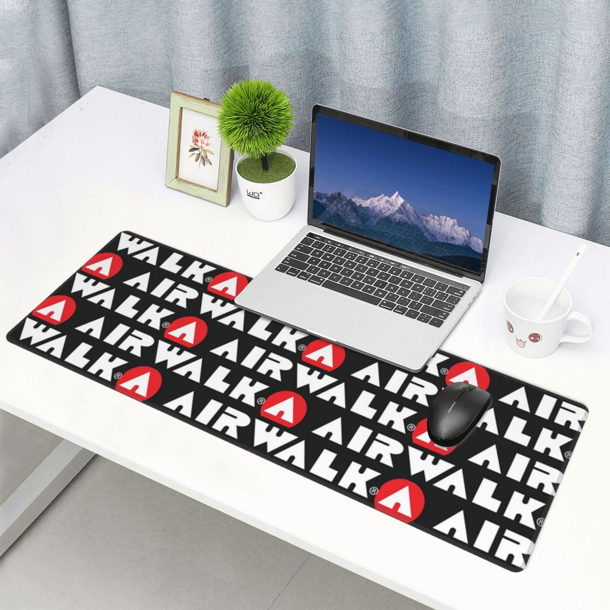 Laptop Accessories Logo - Large Mouse Pad Airwalk Logo Gamer