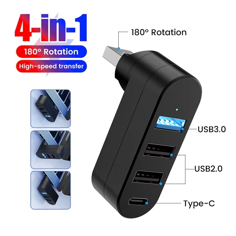 Laptop Accessories And Gadgets - USB Hub 3.0 Mini Splitter Box
