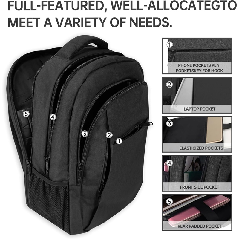 Anti Theft USB Waterproof Hard - Laptop Backpack Anti Theft recension och pris