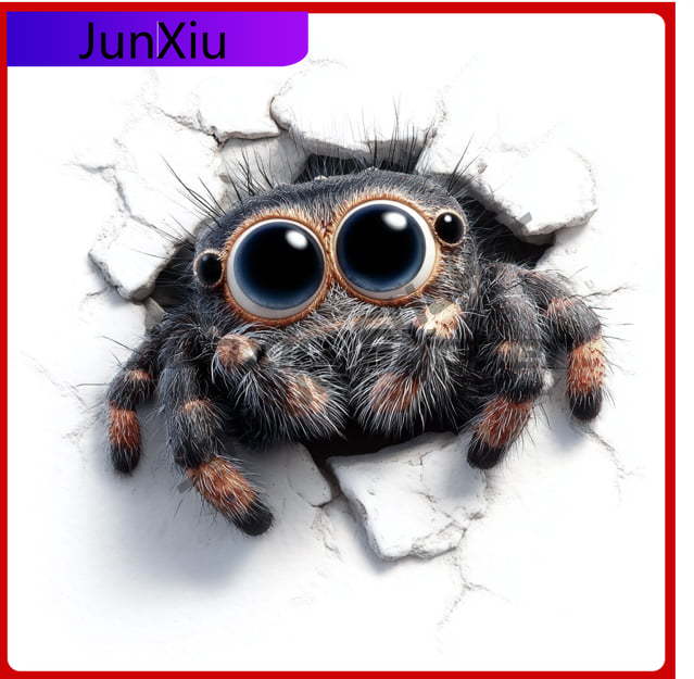 Spider 3D Wall Cracker Unique  - Laptop Unique Accessories recension och pris