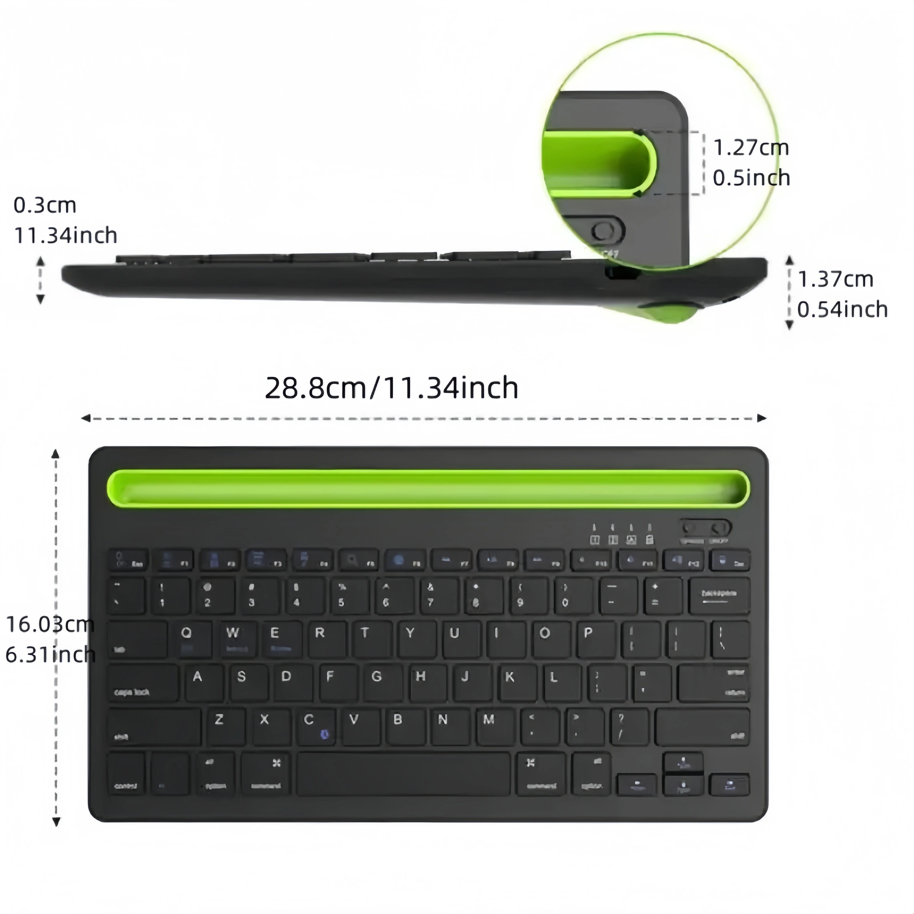 Bluetooth Keyboard Compatible  - Laptop Ergonomic Accessories recension och pris