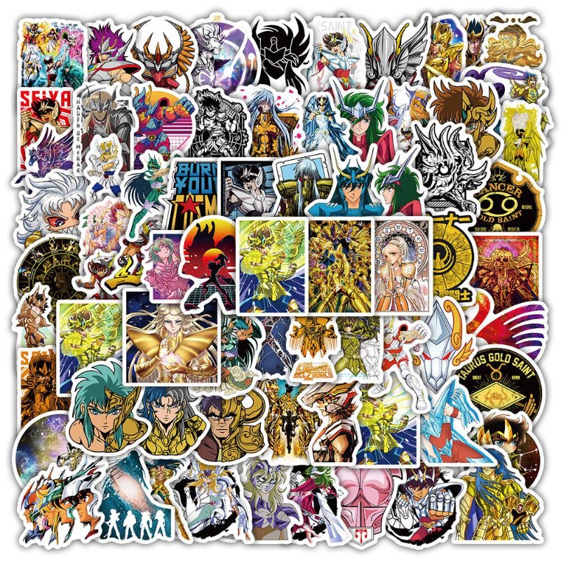 101Pcs Saint Seiya Anime Stick - Accessories Laptop recension och pris