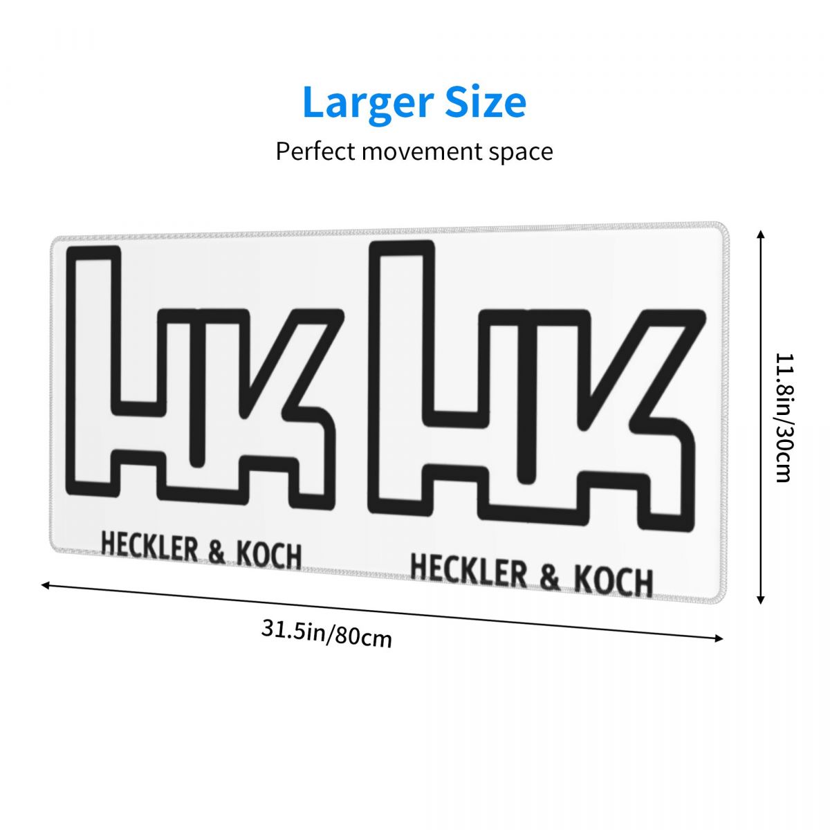 Large Mouse Pad Heckler Koch H - Laptop Accessories Logo recension och pris