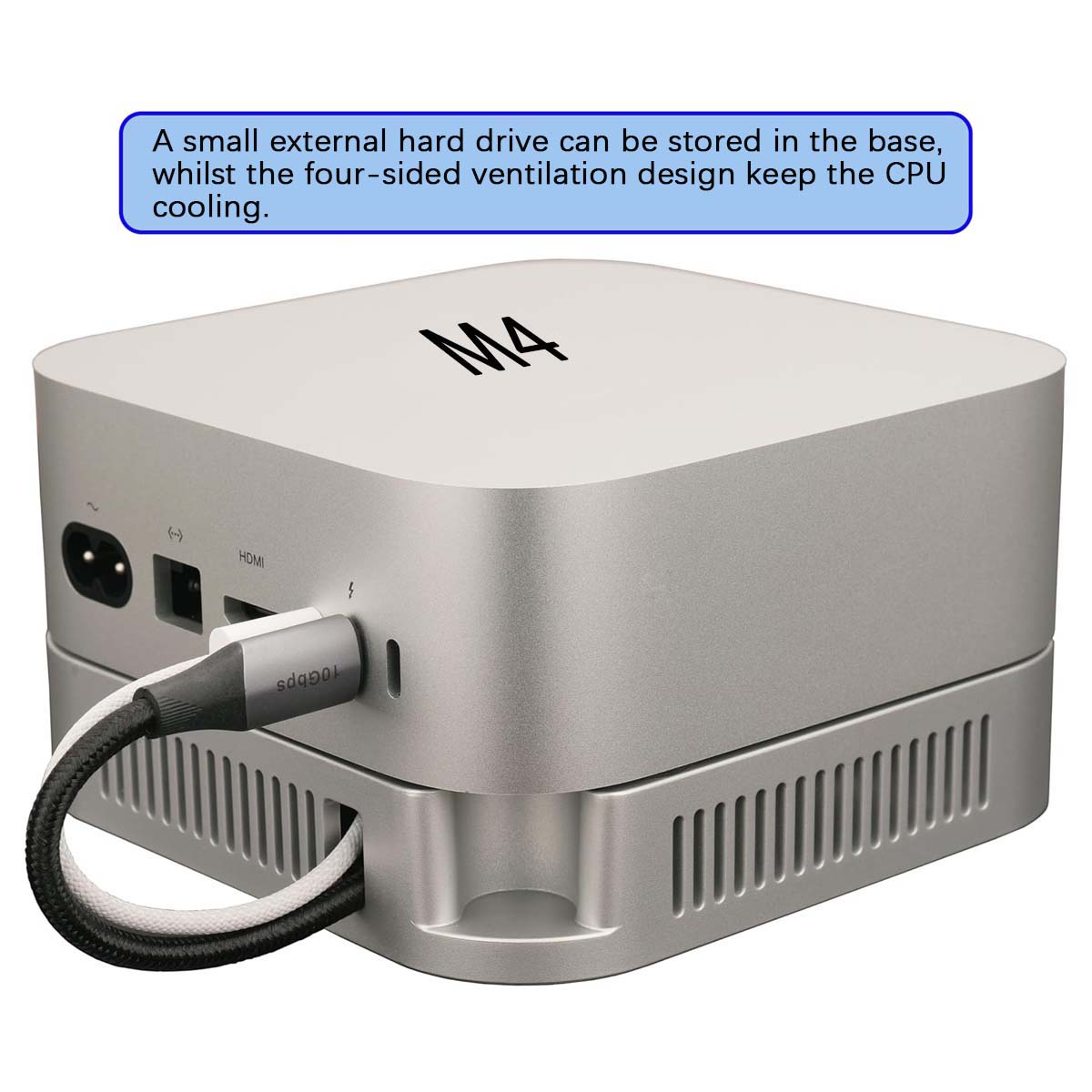 Stand for Mac Mini M4/M4 Pro,  - Laptop Stand Riser recension och pris
