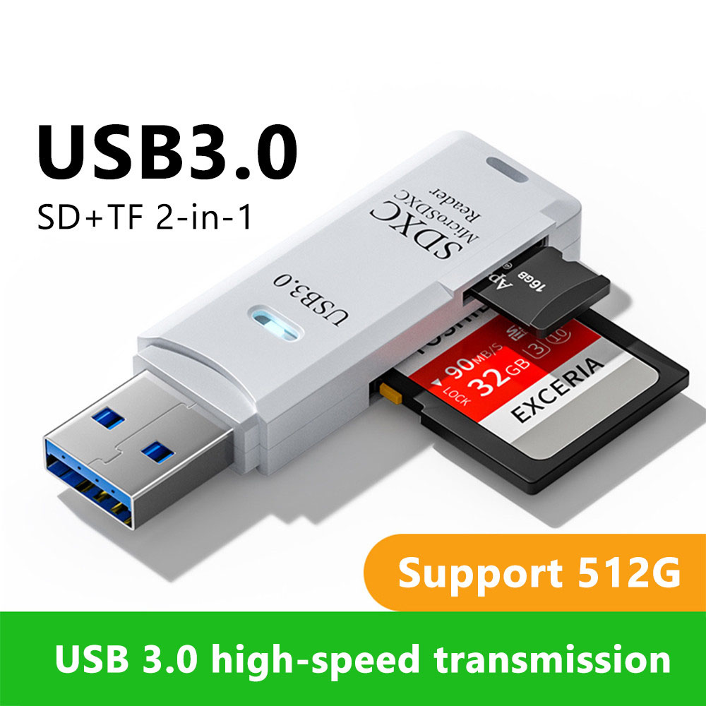 2 In 1 USB 3.0 Card Reader Mic - Laptop Accessories And Gadgets recension och pris