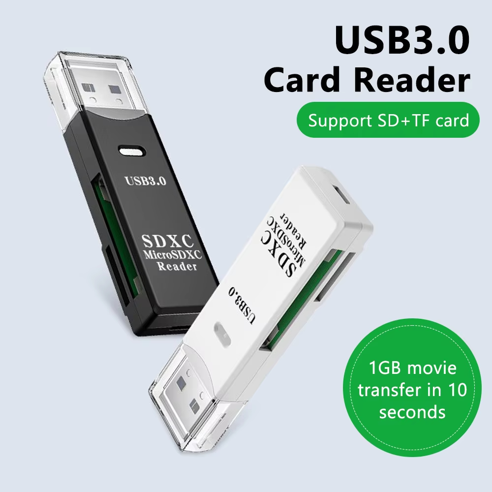 2 In 1 USB 3.0 Card Reader Mic - Laptop Accessories And Gadgets recension och pris