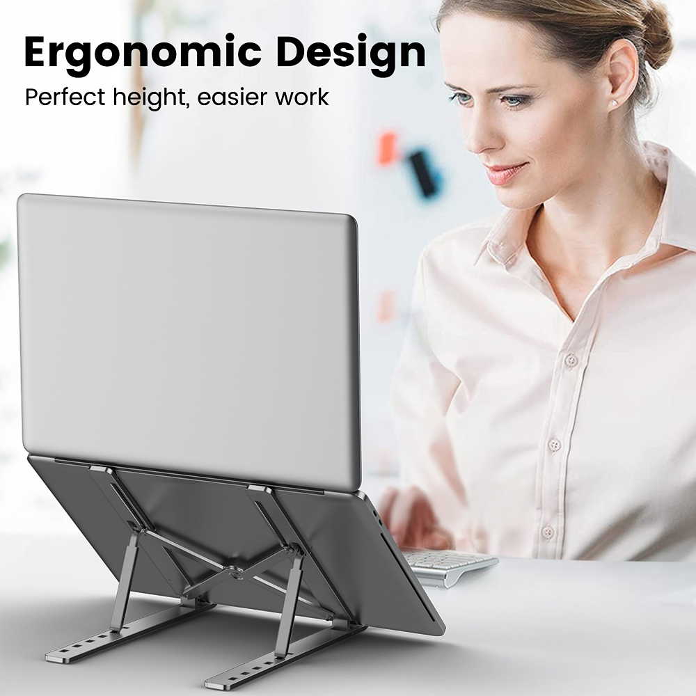 Adjustable Laptop Holder Alumi - Laptop Accessories And Gadgets recension och pris