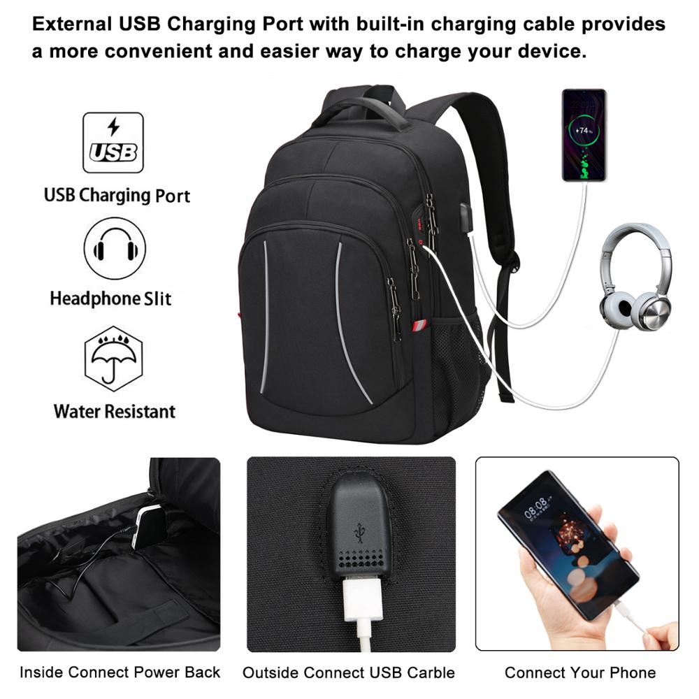 Men Multifuction Travel Laptop - Laptop Backpack Anti Theft recension och pris