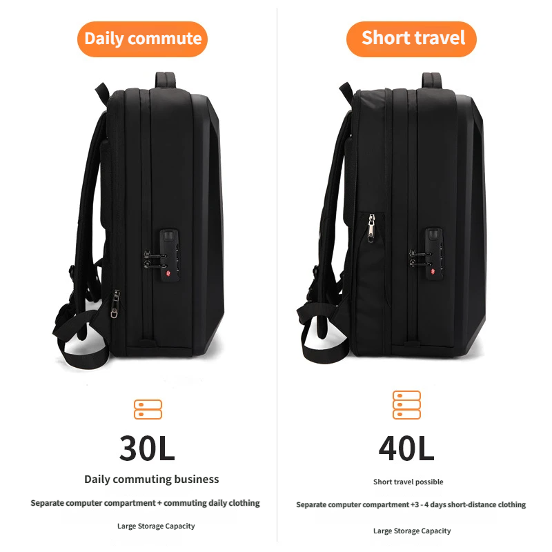 15.6-16 inch Hardshell Laptop  - Laptop Backpack Anti Theft recension och pris
