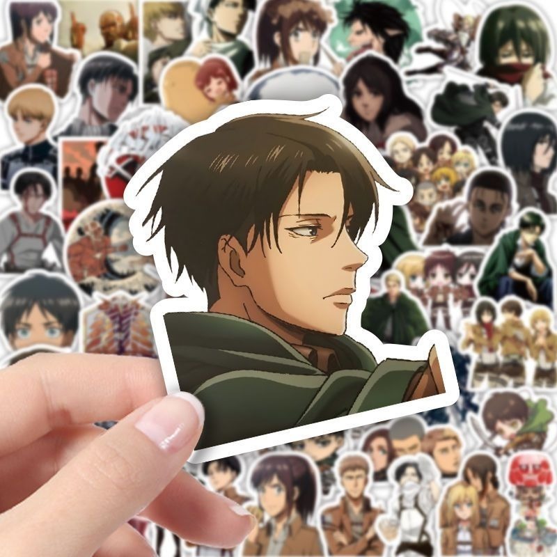 60Pcs Attack on Titan Anime St - Accessories Laptop recension och pris