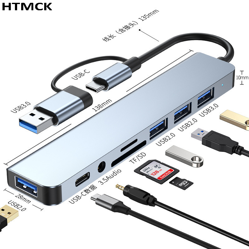 8 in 2 USB C Hub Multi Port Do - Laptop Accessories Hub recension och pris
