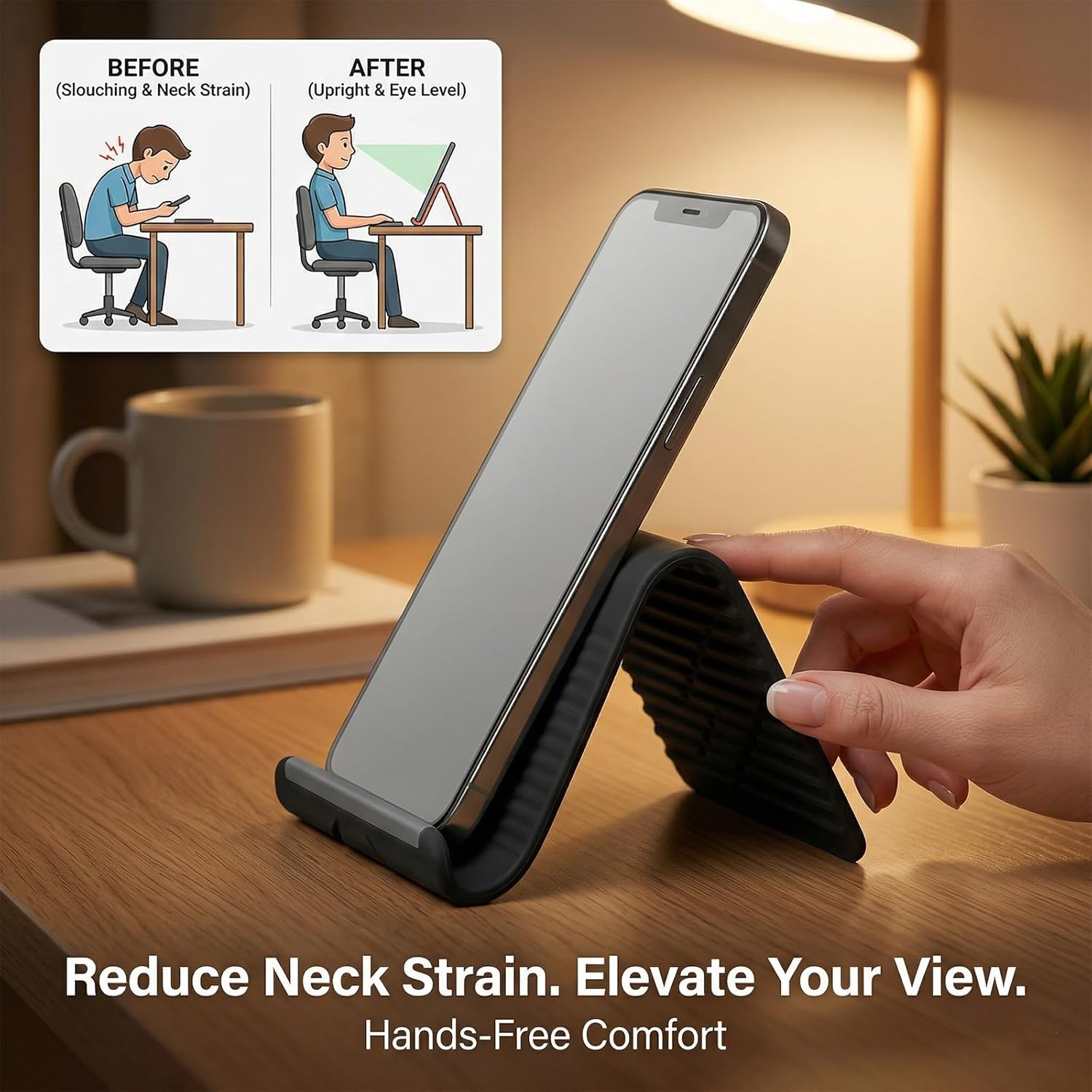 Flexible Foldable Silicone Pho - Laptop Ergonomic Accessories recension och pris