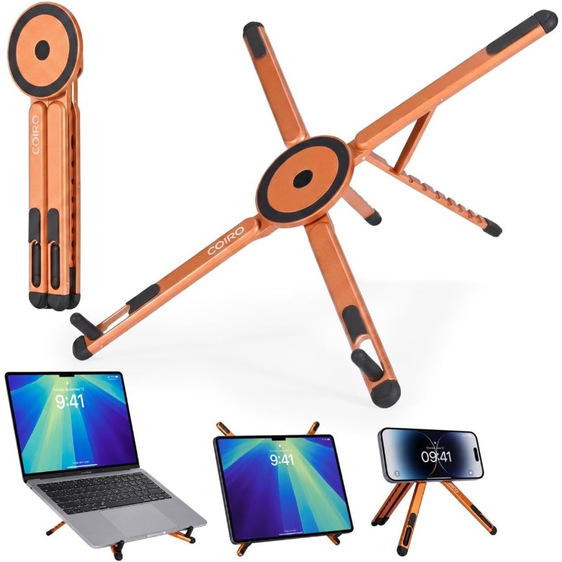 3-in-1 Magnetic Foldable Stand - Laptop Stand Riser recension och pris