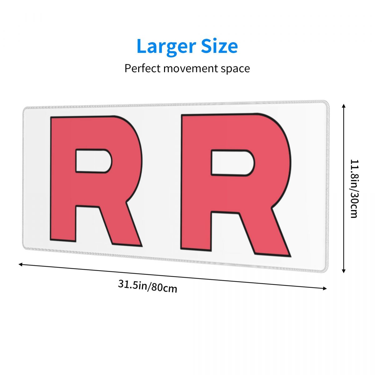 Large Mouse Pad Letter R Team  - Laptop Accessories Logo recension och pris