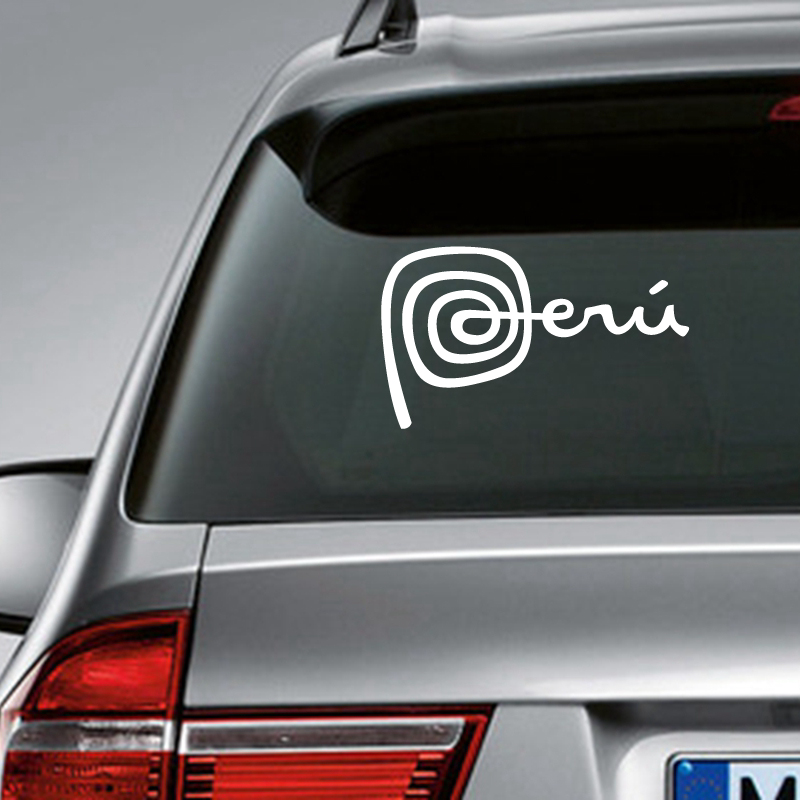 Peru Logo Vinyl Art Stickers P - Laptop Accessories Logo recension och pris