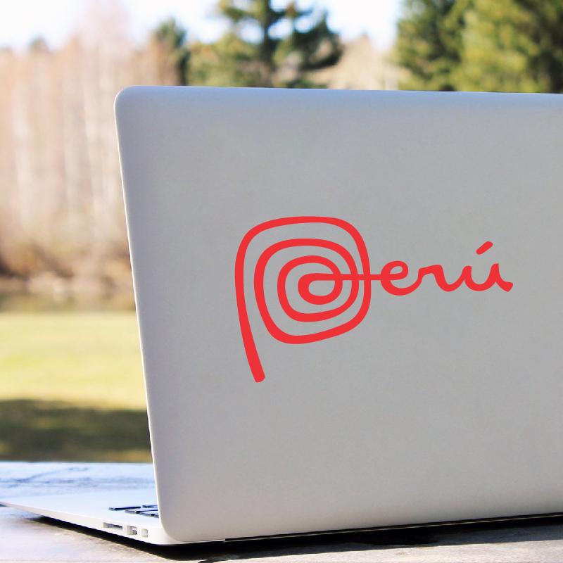 Peru Logo Vinyl Art Stickers P - Laptop Accessories Logo recension och pris