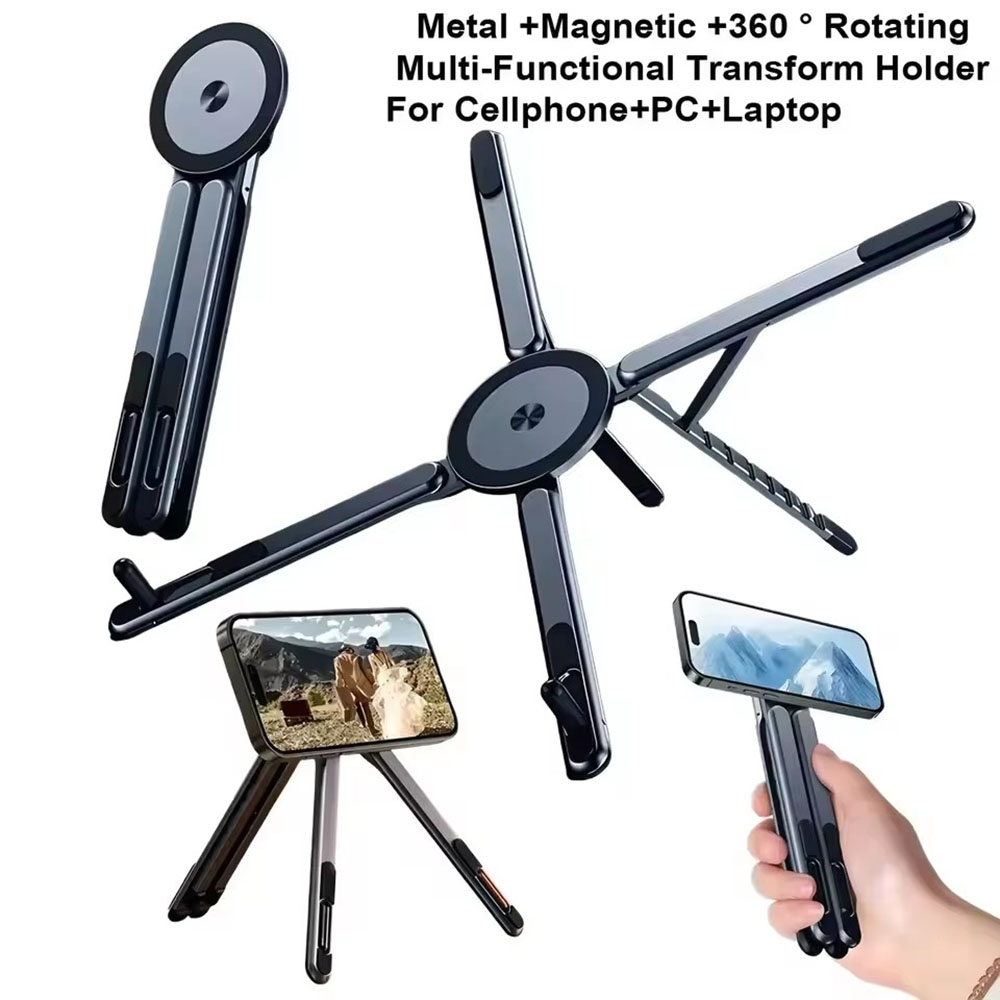 Portable Magnetic Phone Holder - Laptop Ergonomic Accessories recension och pris