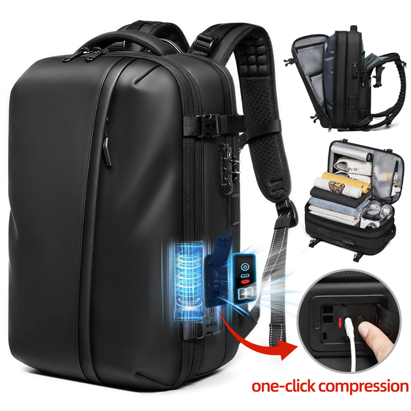 Men Travel Backpack One Click  - Laptop Backpack Anti Theft recension och pris