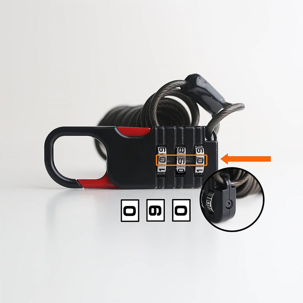 3 Digit Combination Padlock wi - Laptop Backpack Anti Theft recension och pris
