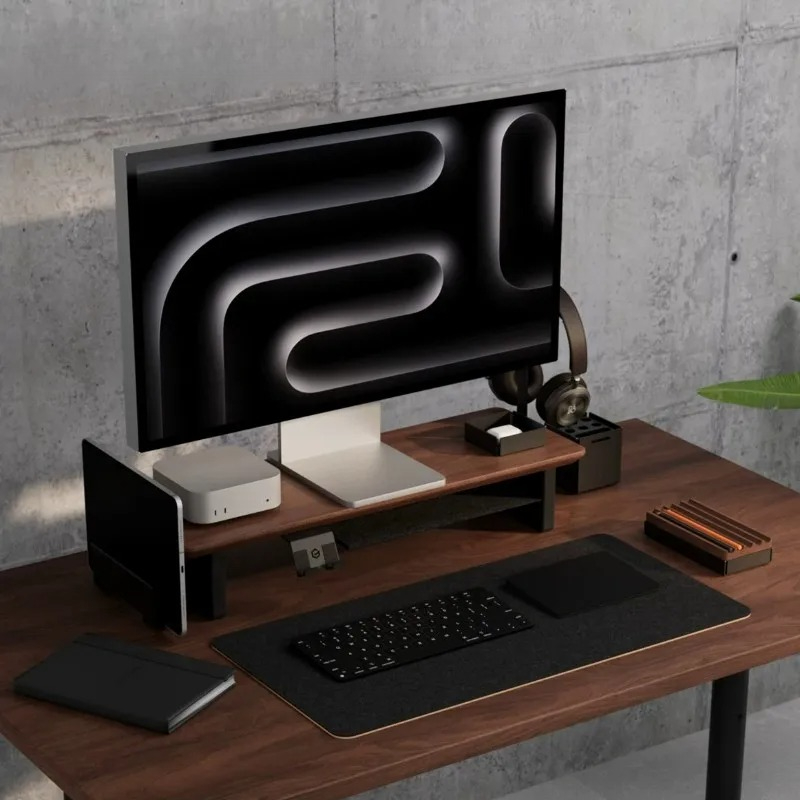 Hot Sale! Walnut Monitor Stand - Laptop Stand Riser recension och pris