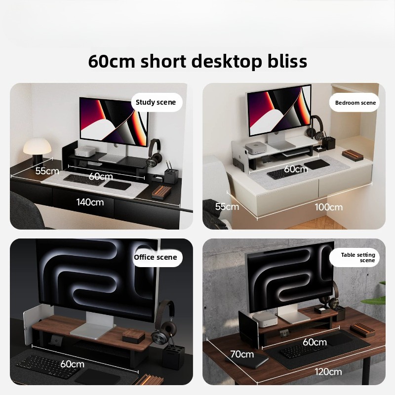Hot Sale! Walnut Monitor Stand - Laptop Stand Riser recension och pris