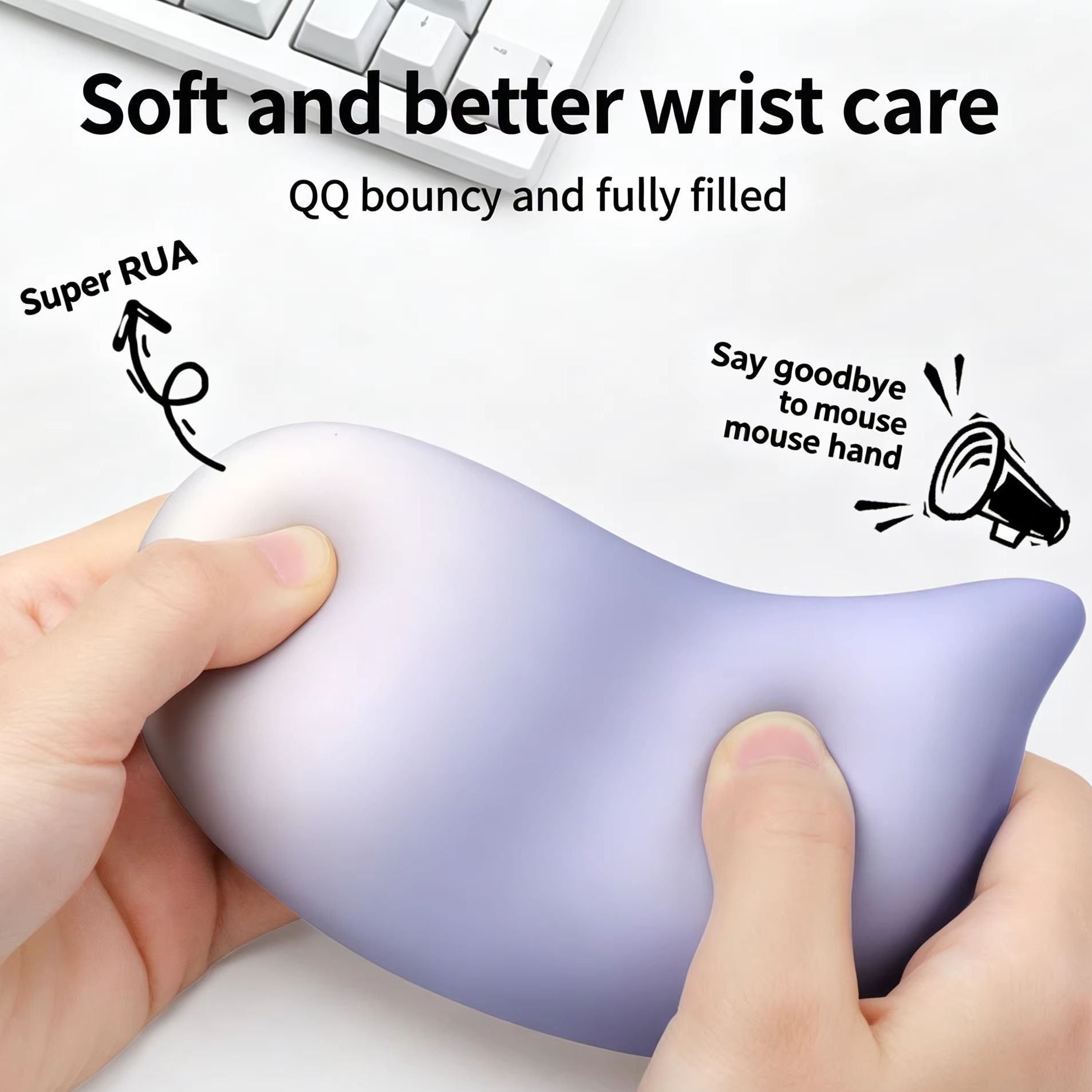 Soft Wrist Rest Pad For Mouse  - Laptop Accessories For Wrist Support recension och pris