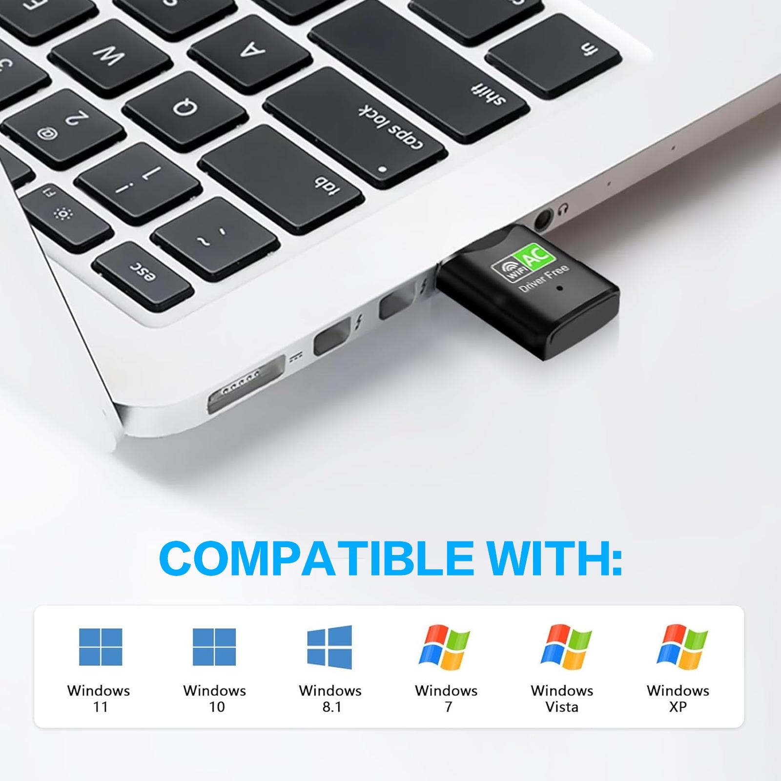 AC600 USB WiFi Adapter, Dual B - Laptop Ergonomic Accessories recension och pris