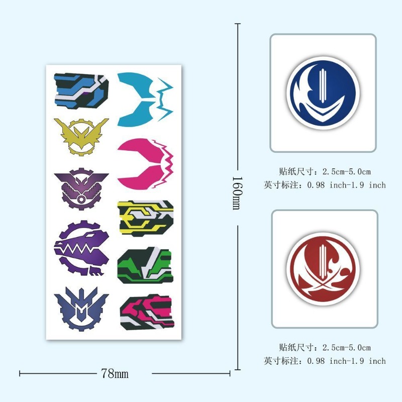 60 Sheets Kamen Rider Logo Sti - Accessories Laptop recension och pris